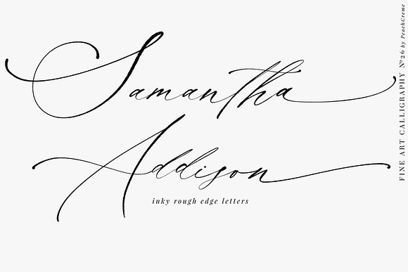 La Bohemia // Fine Art Calligraphy in Script Fonts - product preview 6