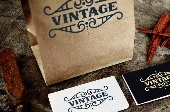 7 Vintage Logo Templates in Logo Templates - product preview 3