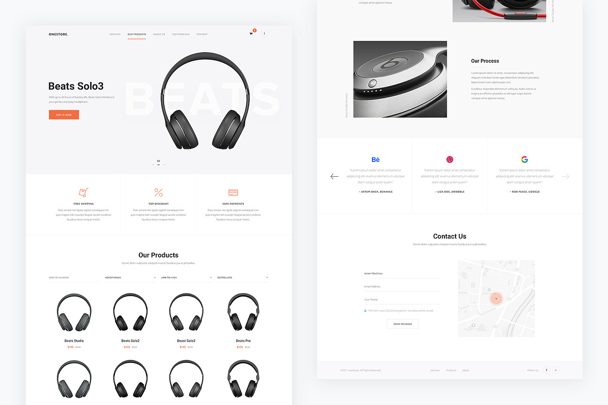 Onestore — Store HTML Template in HTML/CSS Themes - product preview 8