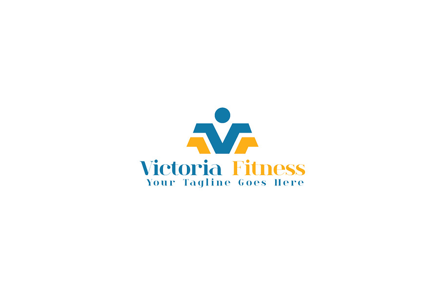 Victoria Fitness Logo Template