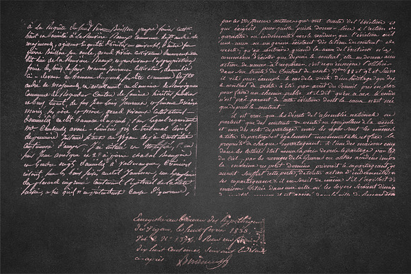 Pink Handwriting Overlays in Textures - product preview 2