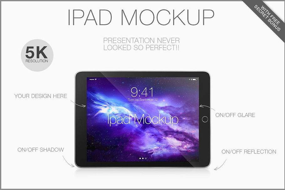 ipad / Tablet Mockup in Mobile & Web Mockups - product preview 8