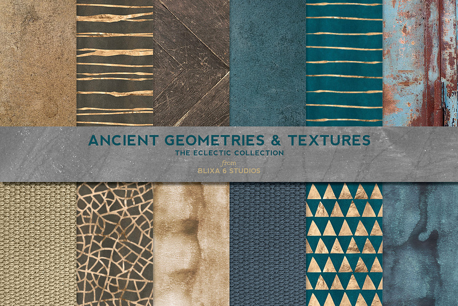 Ancient Geometric Gold & Textures