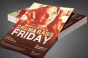 Drum and Base Event Flyer Template