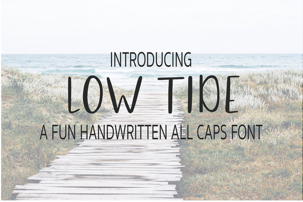 Low Tide - Handwritten Font in Script Fonts - product preview 8