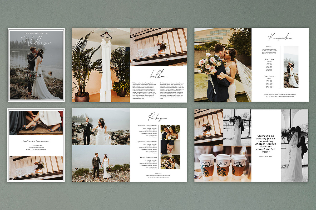 Radiant Photography Pricing Magazine in Magazine Templates - product preview 8
