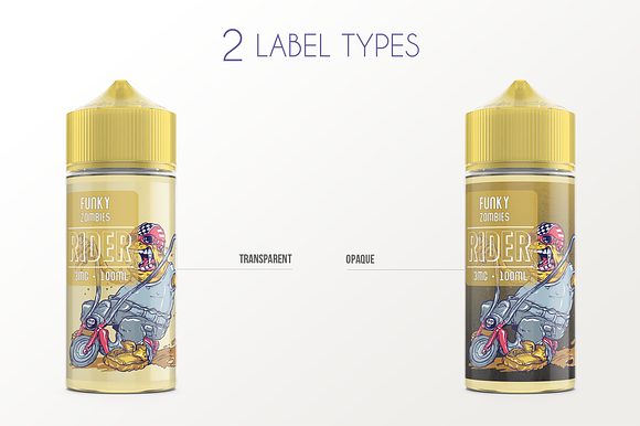 eLiquid Bottle Mockup v 100ml-A Plus in Product Mockups - product preview 4
