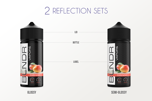 eLiquid Bottle Mockup v 100ml-A Plus in Product Mockups - product preview 5