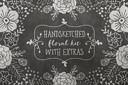 Hand Sketched Floral Kit + EXTRAS!