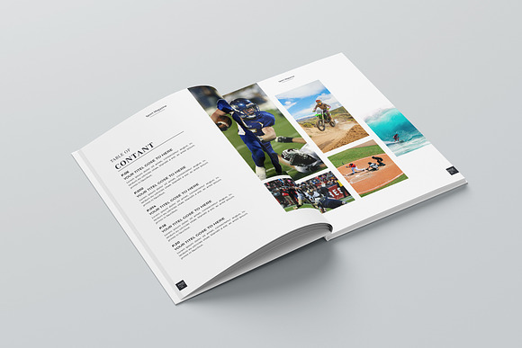 Sport magazine template in Magazine Templates - product preview 1