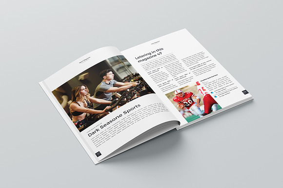 Sport magazine template in Magazine Templates - product preview 3