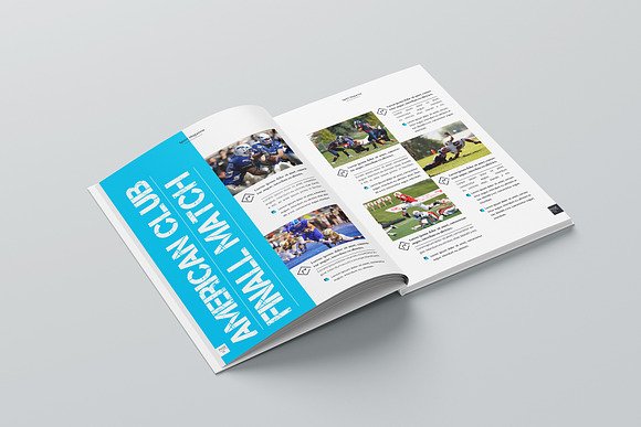 Sport magazine template in Magazine Templates - product preview 9