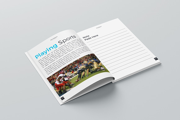 Sport magazine template in Magazine Templates - product preview 11