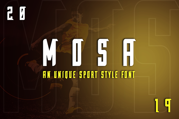 Mosa Sport Font