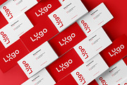Red Minimal Business Card