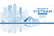 Outline Welcome to Vietnam Skyline