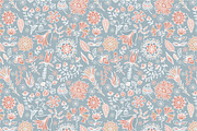 7 Floral Seamless Patterns