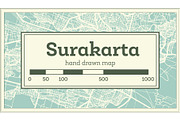 Surakarta Indonesia City Map