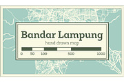 Bandar Lampung Indonesia City Map
