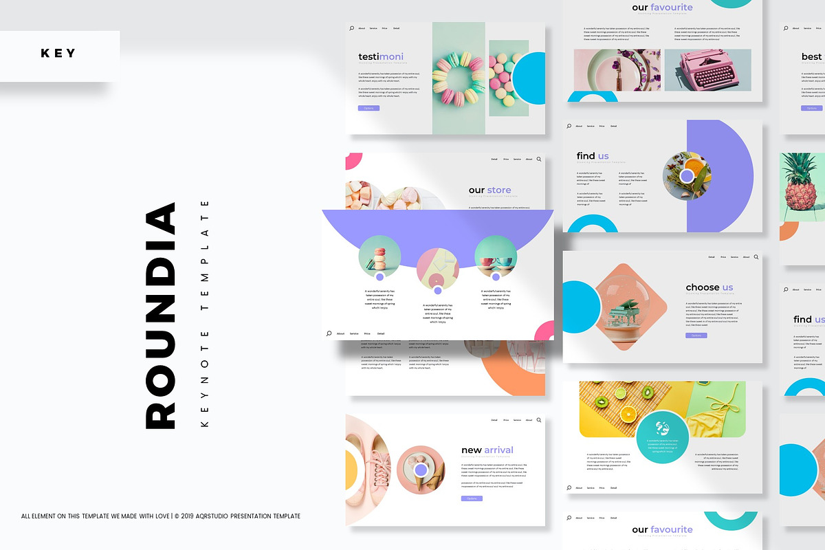 Roundia - Keynote Template in Keynote Templates - product preview 8