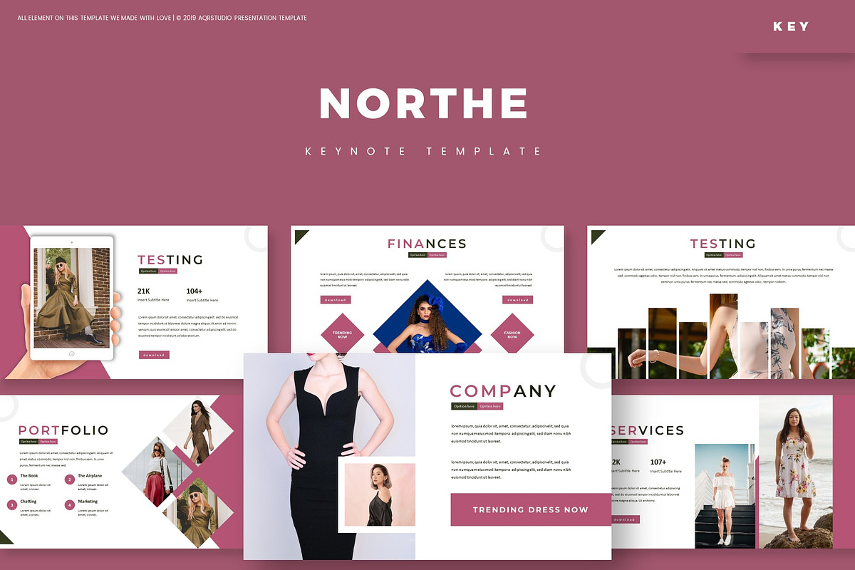 Northe - Keynote Template in Keynote Templates - product preview 8