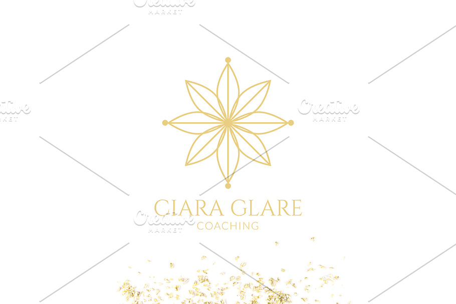 Spiritual Flower Logo - Vector & PNG in Logo Templates - product preview 8
