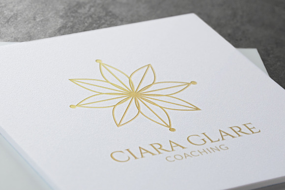 Spiritual Flower Logo - Vector & PNG in Logo Templates - product preview 4