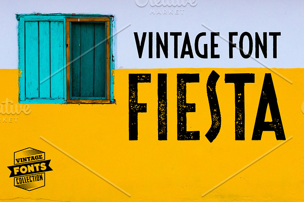 Fiesta - 2 vintage fonts