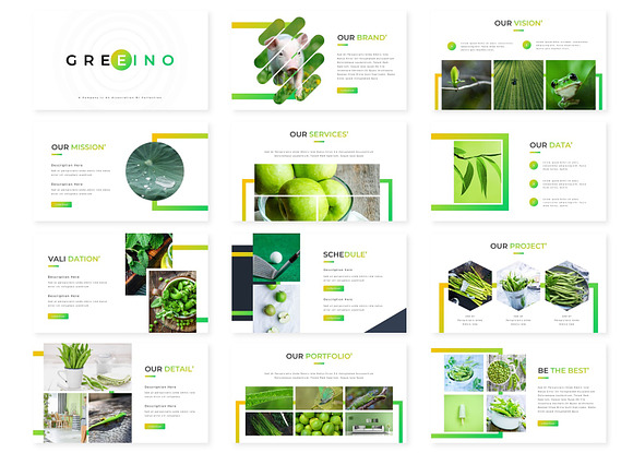 Greeino - Powerpoint Template in PowerPoint Templates - product preview 1