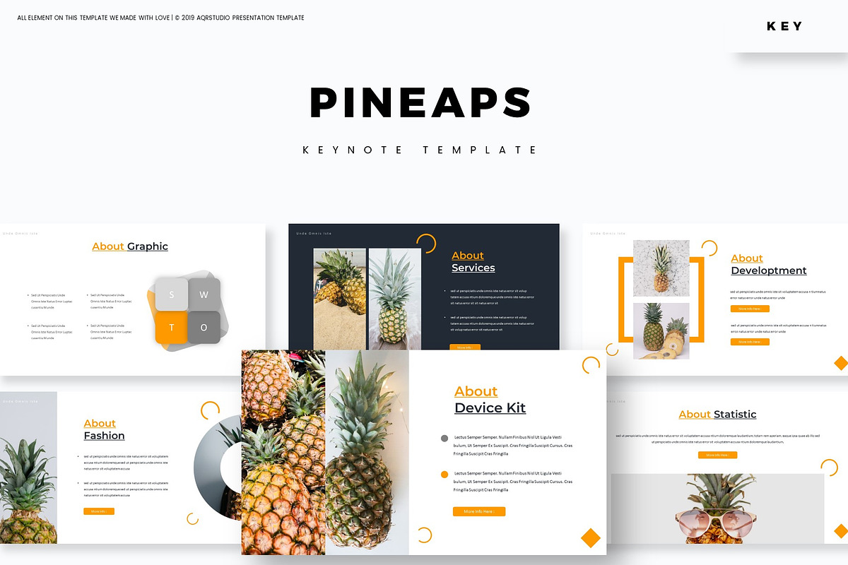 Pineaps - Keynote Template in Keynote Templates - product preview 8