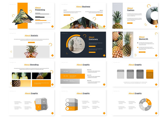 Pineaps - Keynote Template in Keynote Templates - product preview 2