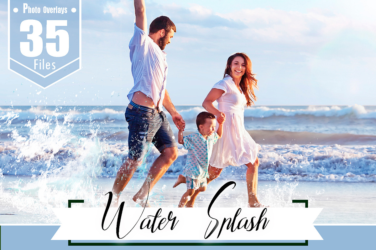 35 water splash photo Overlays in Add-Ons - product preview 8