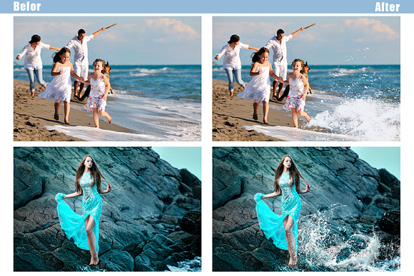 35 water splash photo Overlays in Add-Ons - product preview 2