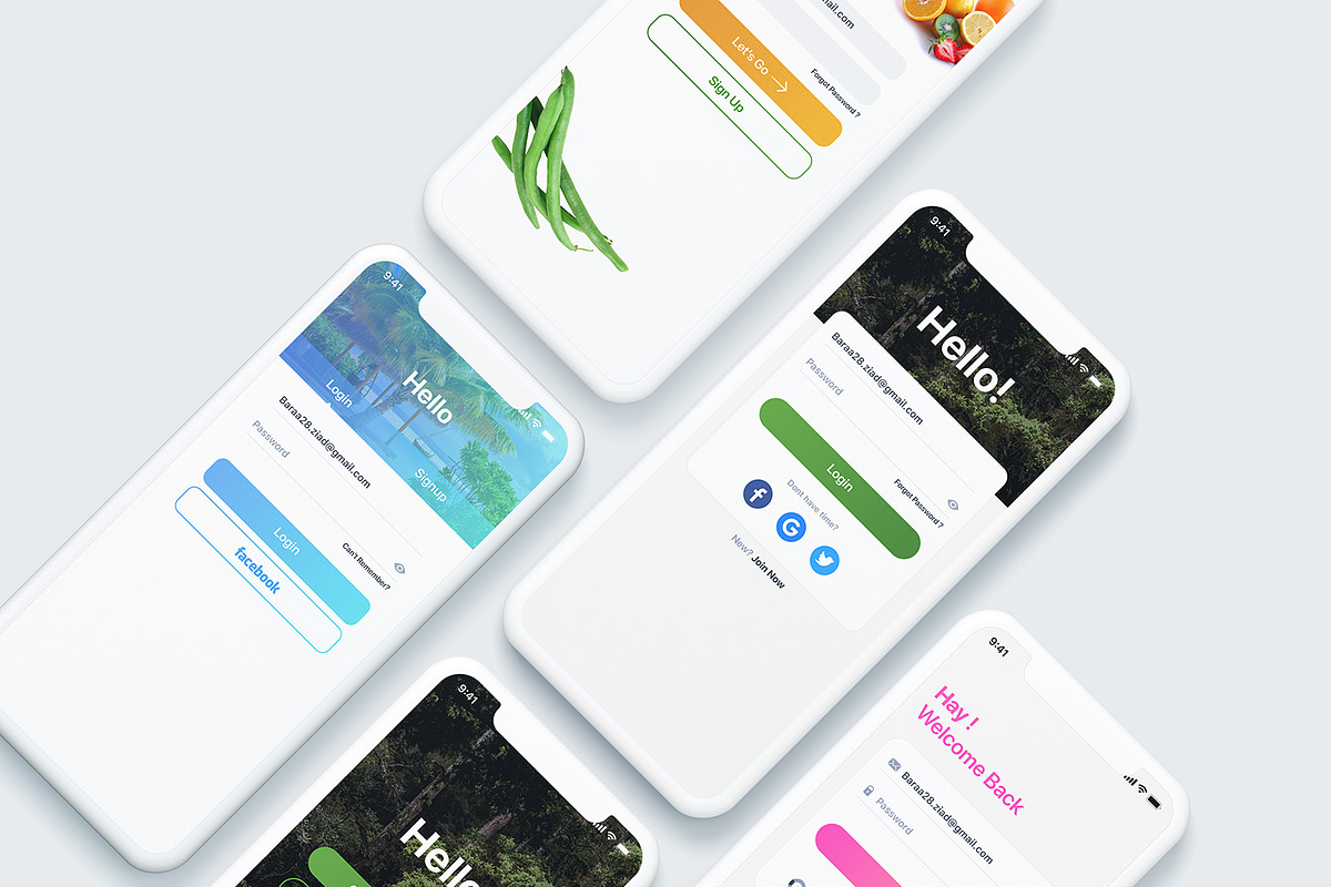 Login UI Screens in App Templates - product preview 8