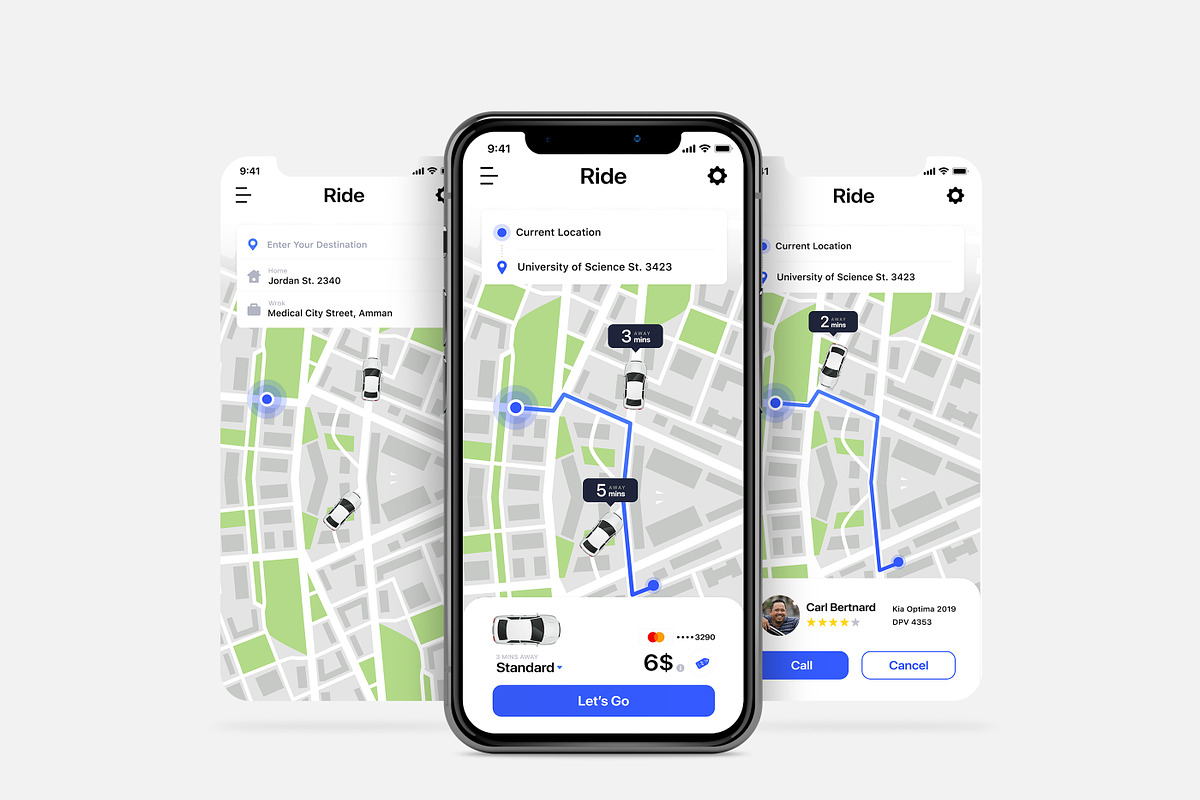 Ride Book UI pages in App Templates - product preview 8