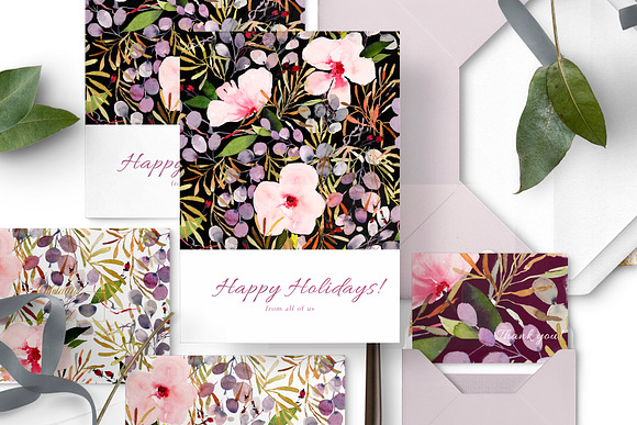 Roma floral seamless pattern in Patterns - product preview 3