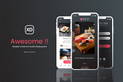 Sushi Restaurant App Mobile UI Kits