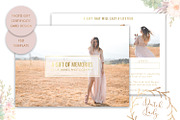 PSD Photo Gift Card Template #31