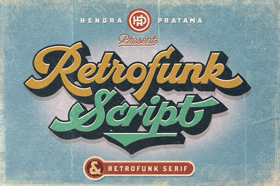 Retrofunk - Script & Serif in Script Fonts - product preview 8