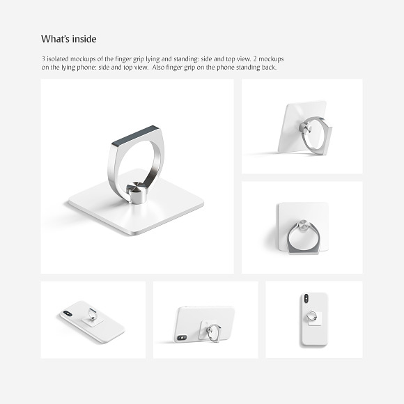 Finger Grip Mockup in Product Mockups - product preview 1