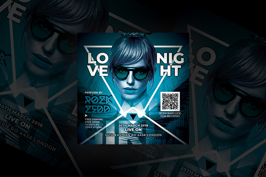 Love Night Party Flyer