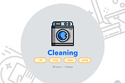 30 Cleaning Icon Sets