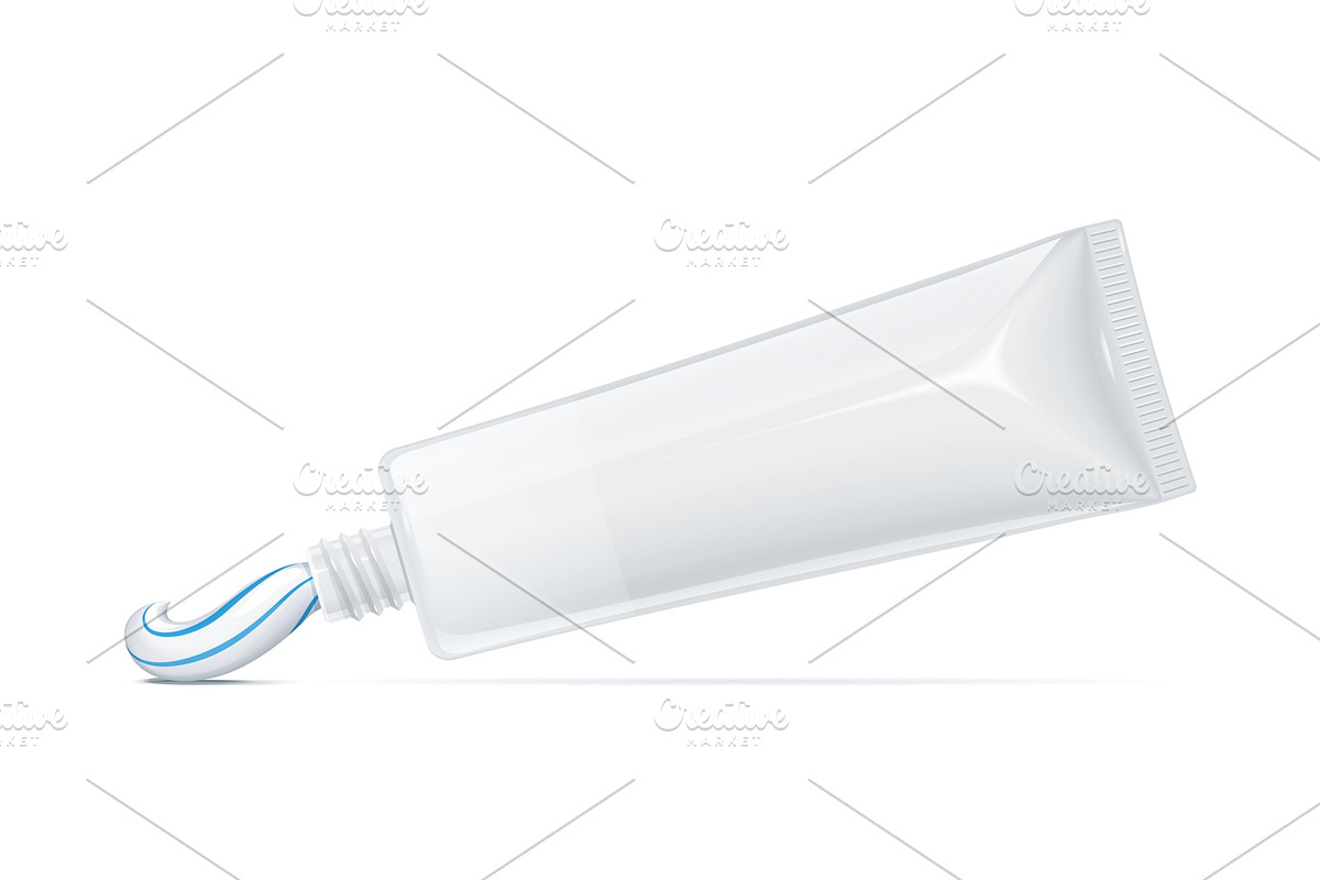 Toothpaste tube. Dental paste. in Illustrations - product preview 8
