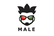 Male Warrior Logo Template