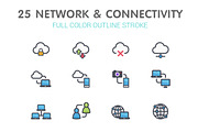 25 Connectivity Color Icon