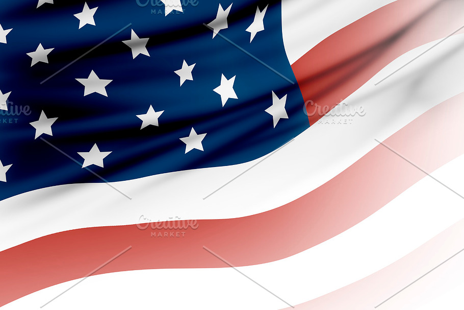 USA or American flag background in Illustrations - product preview 8