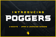 Poggers Font by Creative Grenade