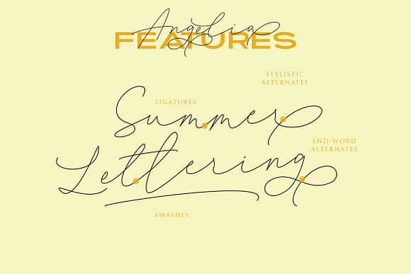 Angelia Font Duo in Script Fonts - product preview 1