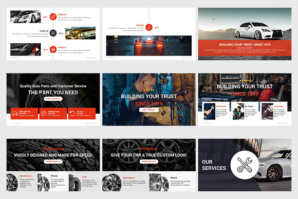 Top Automobile PowerPoint Templates in PowerPoint Templates - product preview 9