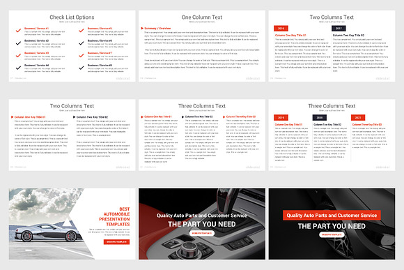 Top Automobile PowerPoint Templates in PowerPoint Templates - product preview 29